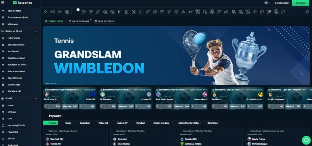 Betpanda Casino paris sportifs